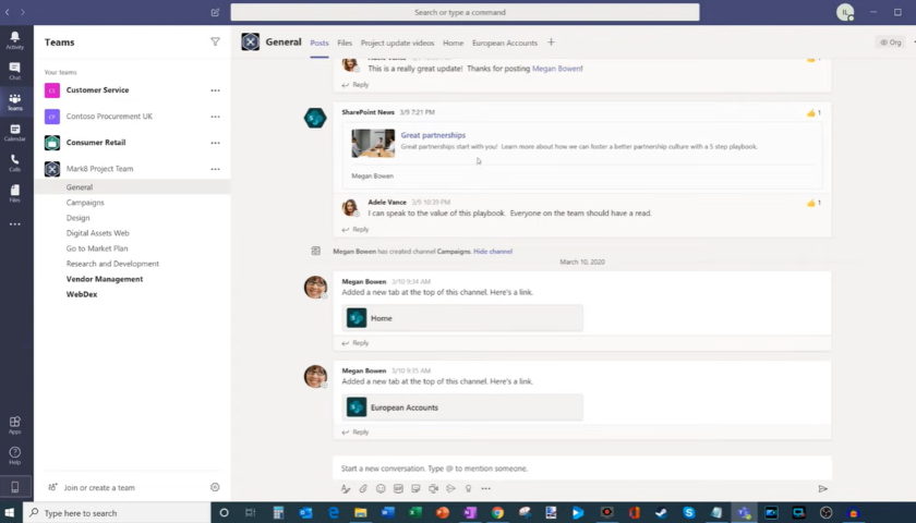 Microsoft Teams chat bug