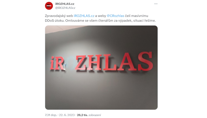 Český rozhlas DDoS